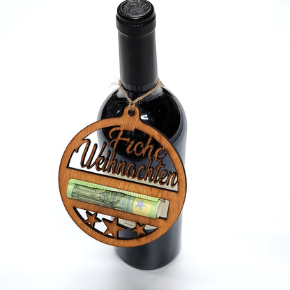 Anhänger "Frohe Weihnachten", Geldgeschenk - Nanino Design - 