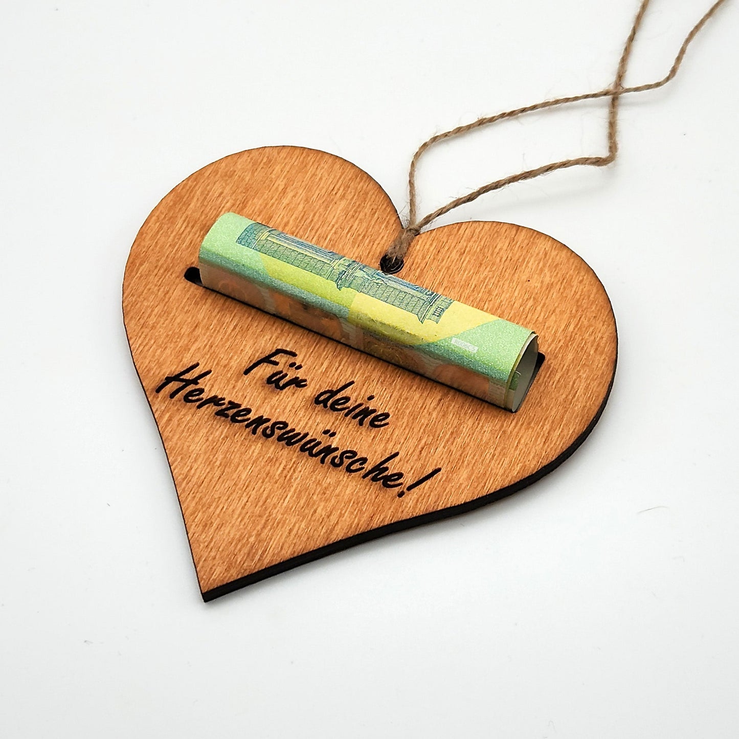 Anhänger "Herz", Geldgeschenk - Nanino Design - 