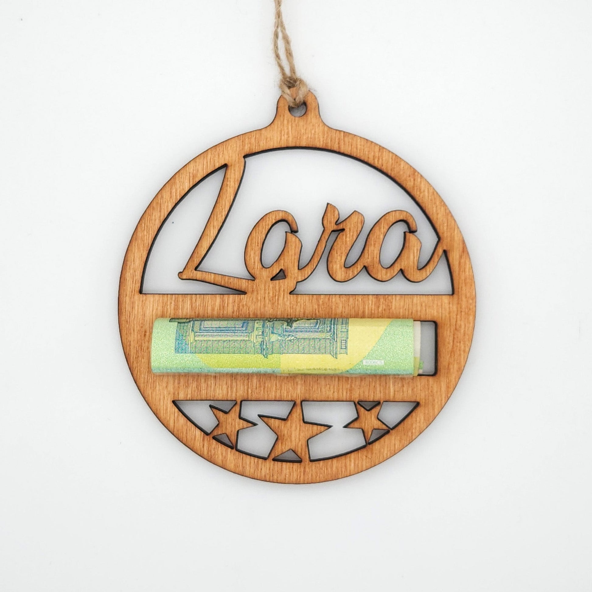 Anhänger "Name", Geldgeschenk, personalisiert - Nanino Design - 