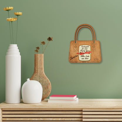 personalisierte Tasche aus Holz mit Geldfach | Wandbild | Geldgeschenk - Nanino Design Onlineshop - 
