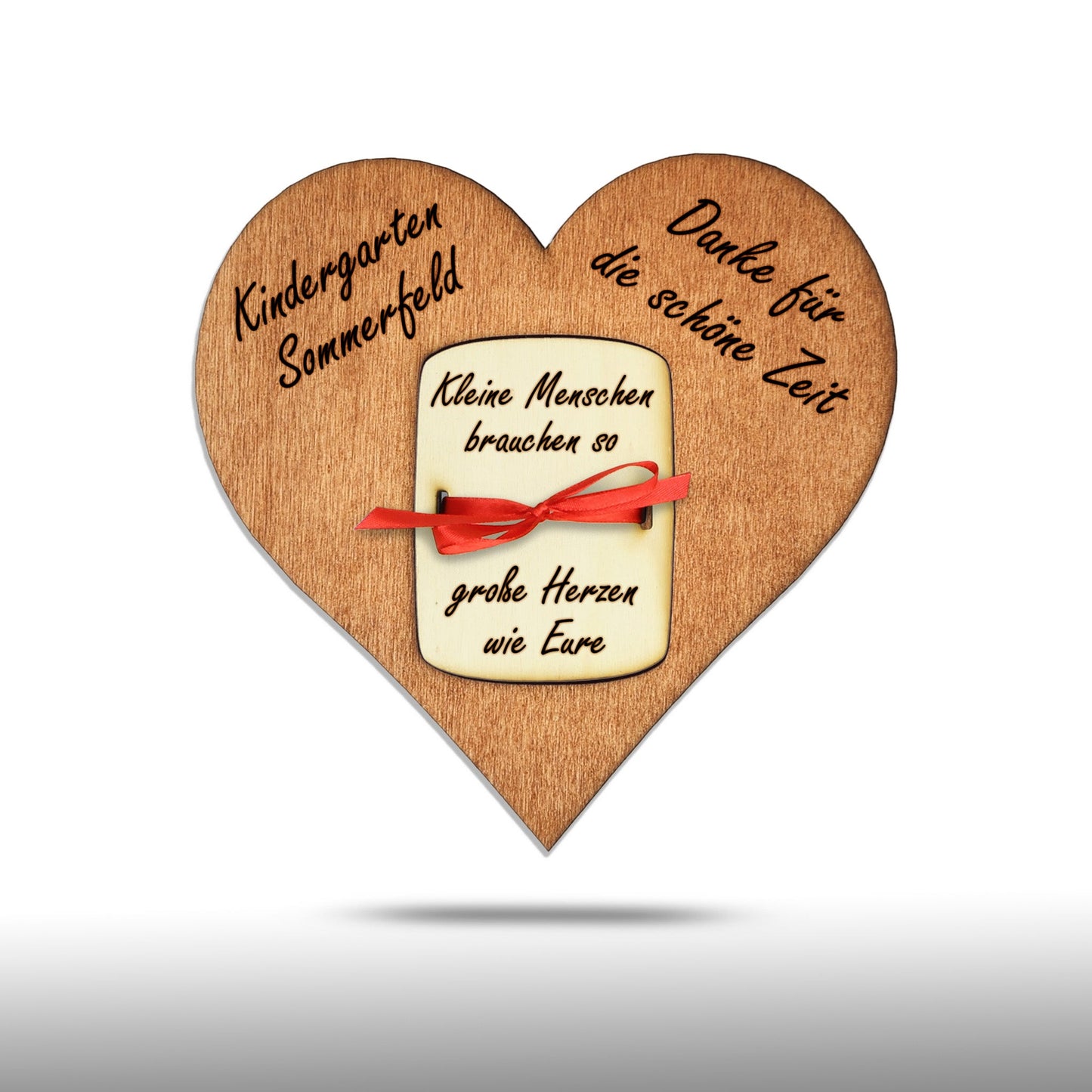 personalisiertes Herz aus Holz mit Geldfach | Wandbild | Geldgeschenk - Nanino Design Onlineshop - 
