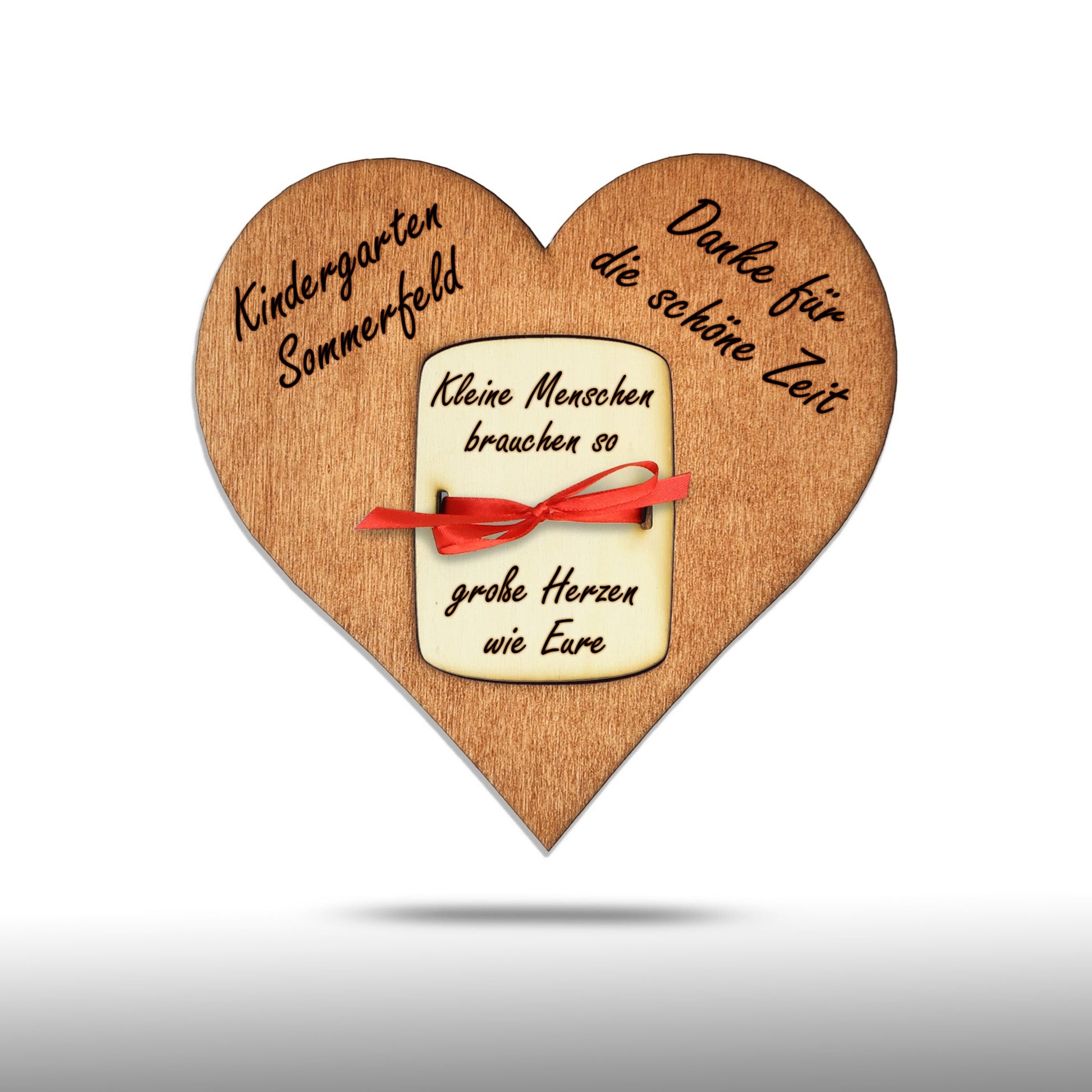 personalisiertes Herz aus Holz mit Geldfach | Wandbild | Geldgeschenk - Nanino Design Onlineshop - 
