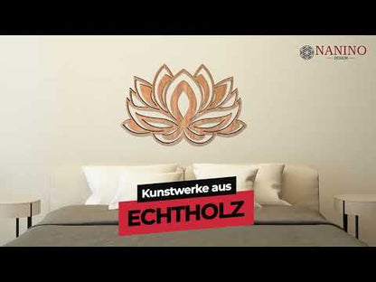 Wandbild Lotusblume V1