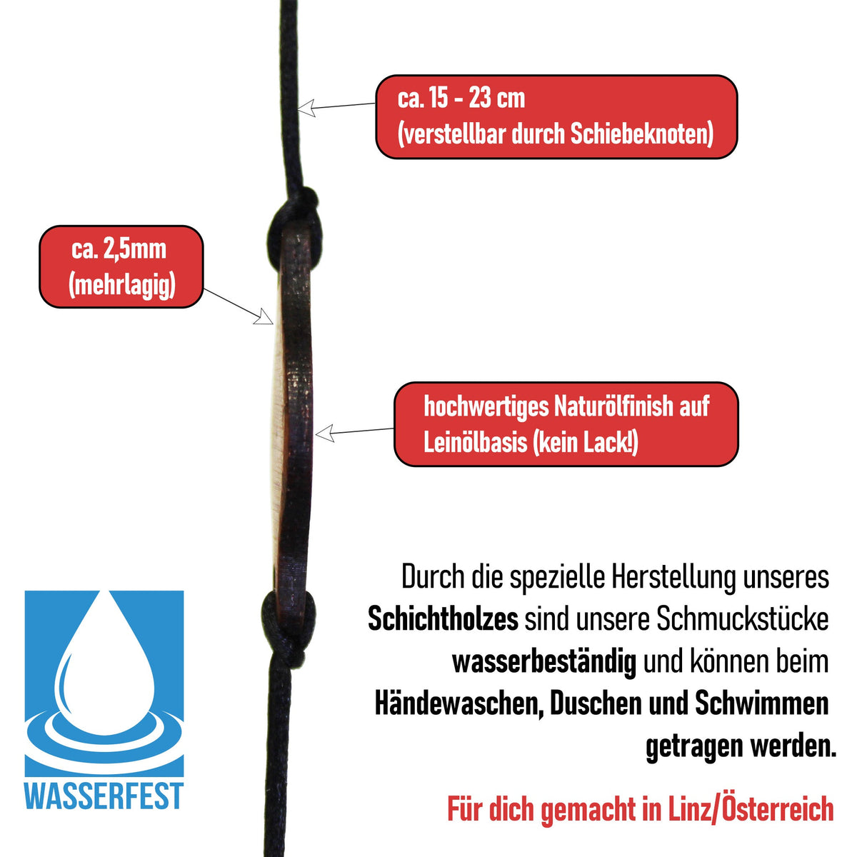 Armband "Dein Design 1" personalisiert - Nanino Design Onlineshop -