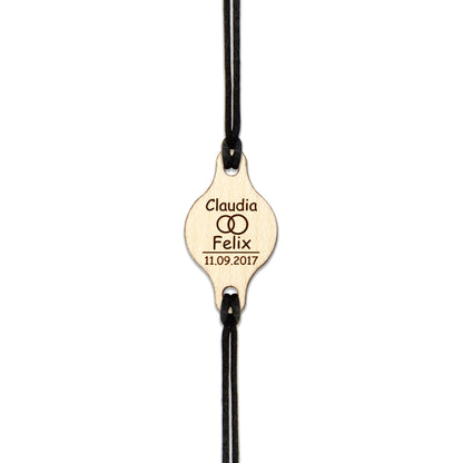 Armband "Liebe/Freundschaft" personalisiert - Nanino Design Onlineshop -