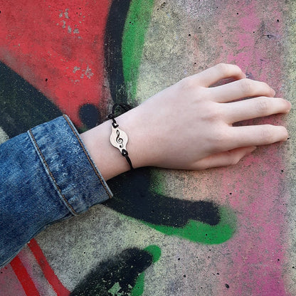 Armband "Notenschlüssel" - Nanino Design Onlineshop -