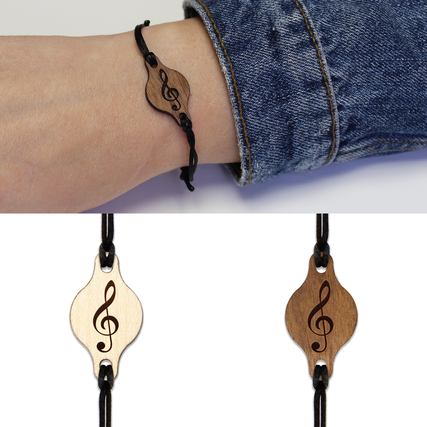 Armband "Notenschlüssel" - Nanino Design Onlineshop -