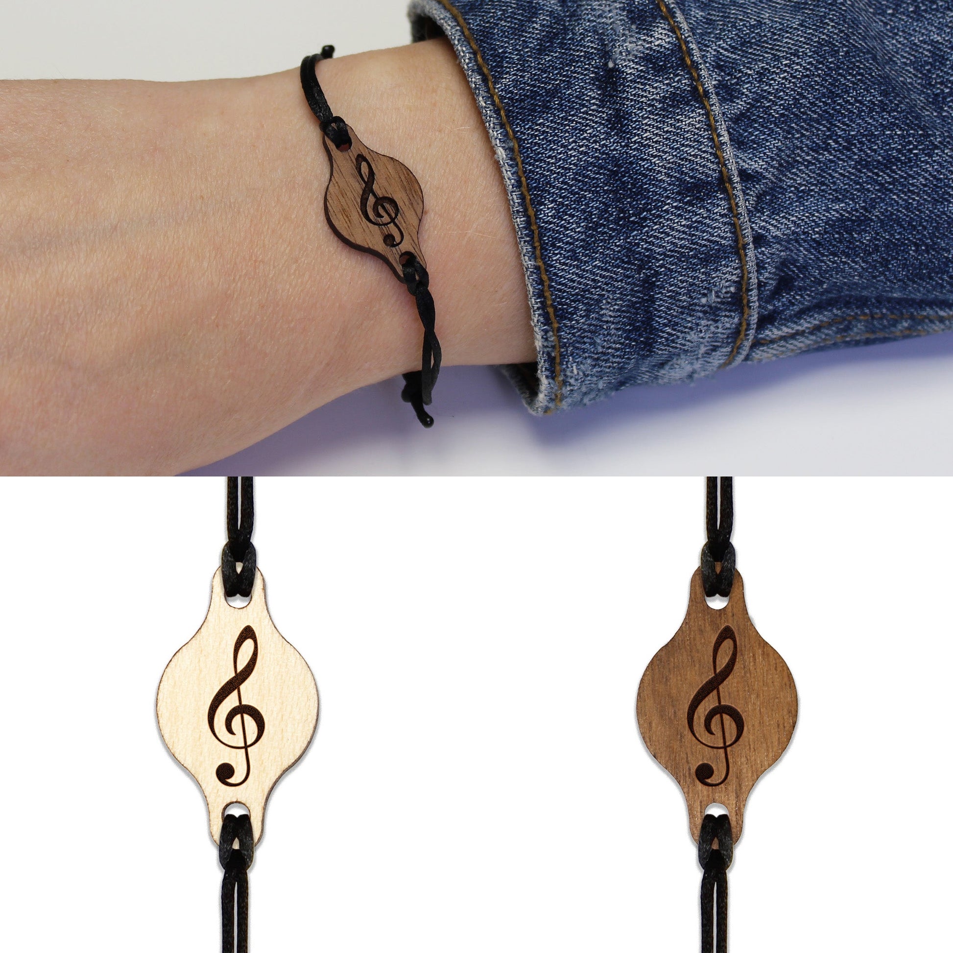 Armband "Notenschlüssel" - Nanino Design Onlineshop -