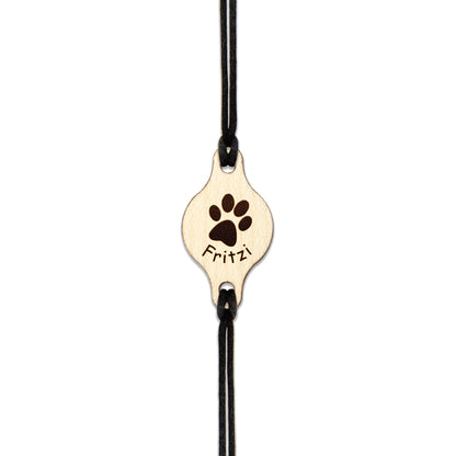 Armband "Pfote" personalisiert - Nanino Design Onlineshop -