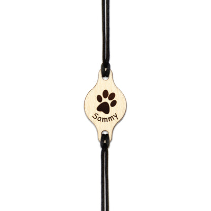 Armband "Pfote" personalisiert - Nanino Design Onlineshop -