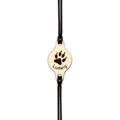 Armband "Pfote" personalisiert - Nanino Design Onlineshop -