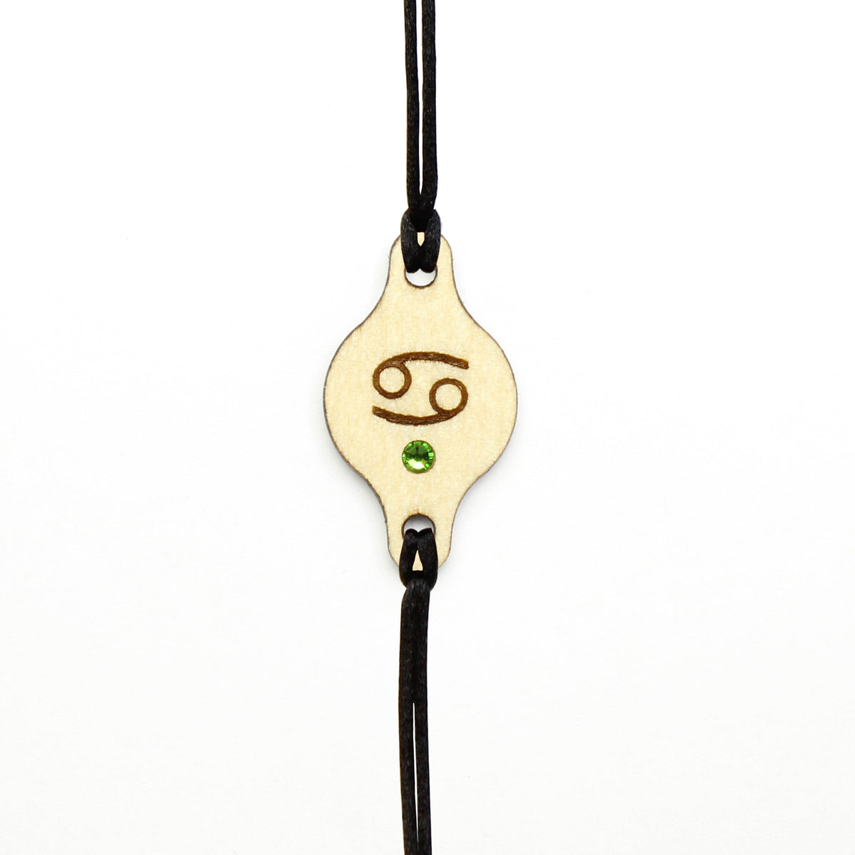Armband Sternzeichen "Krebs" mit Glitzerstein - Nanino Design Onlineshop -