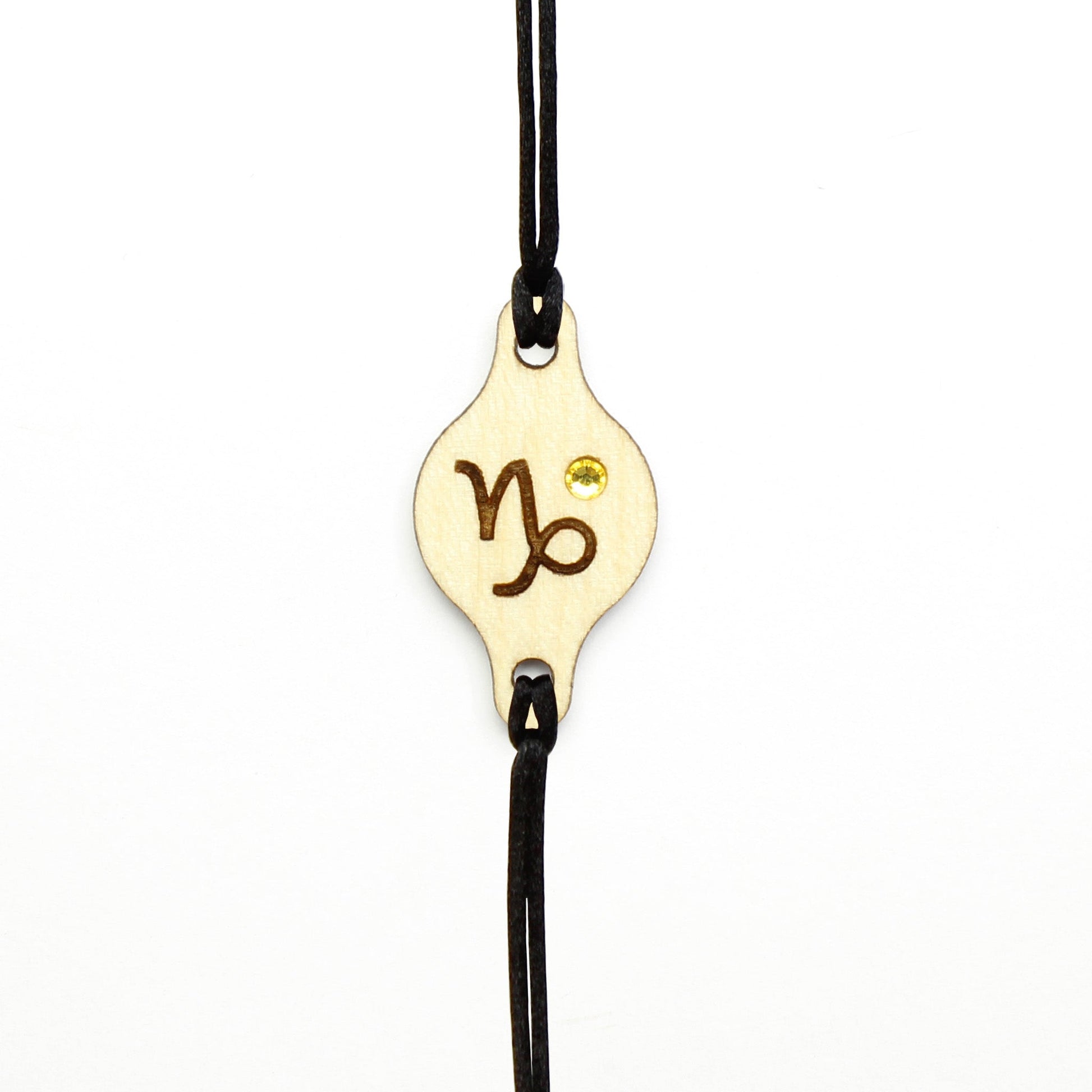 Armband Sternzeichen "Steinbock" mit Glitzerstein - Nanino Design Onlineshop -