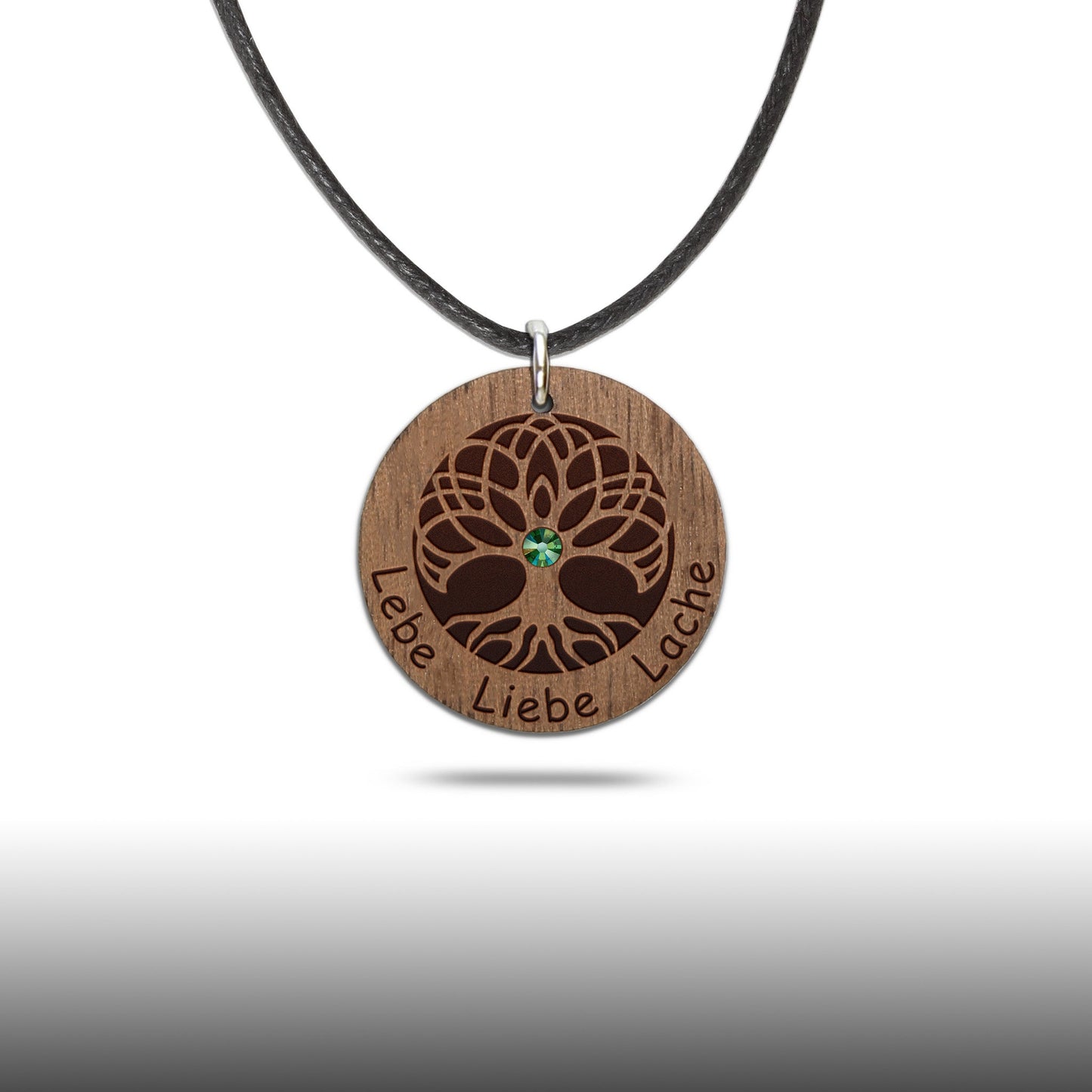 Halskette Baum "Lebe Liebe Lache" - Nanino Design Onlineshop -