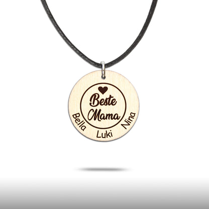 Halskette "Best ..." personalisiert - Nanino Design Onlineshop -