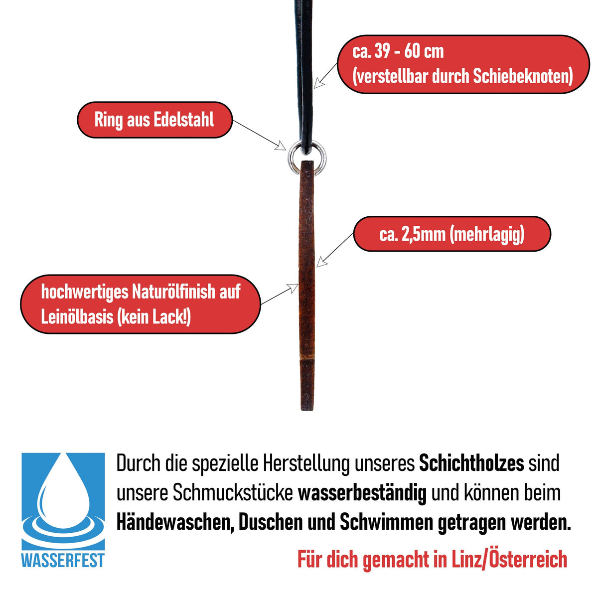 Halskette "Blume des Lebens" groß - Nanino Design Onlineshop -