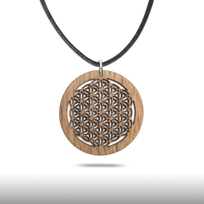 Halskette "Blume des Lebens" groß - Nanino Design Onlineshop -