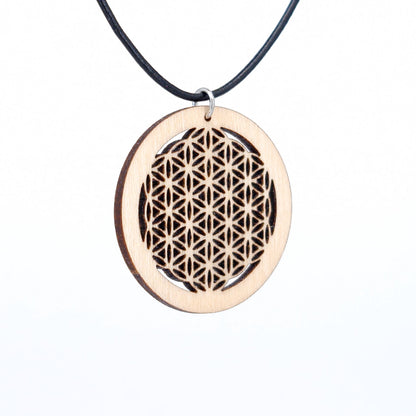 Halskette "Blume des Lebens" groß - Nanino Design Onlineshop -