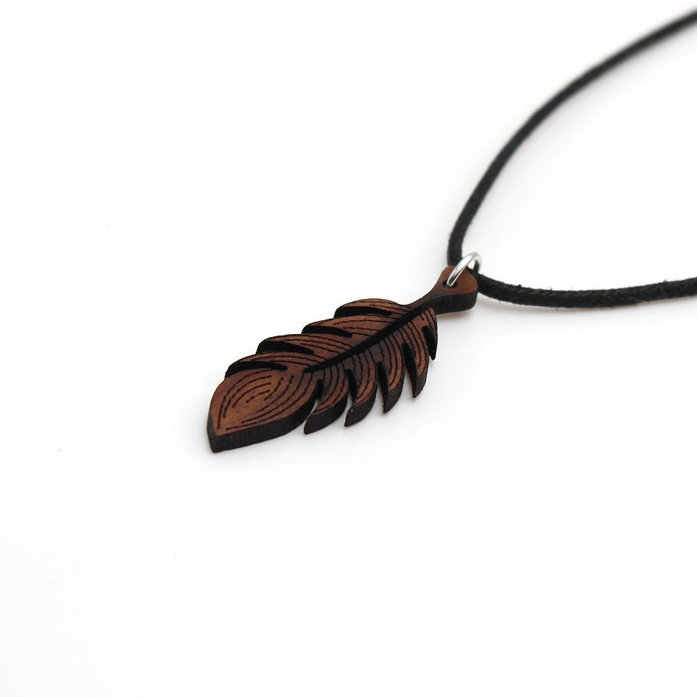 Halskette "Feder" - Nanino Design Onlineshop -