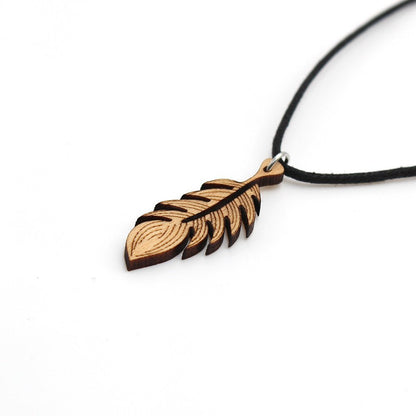 Halskette "Feder" - Nanino Design Onlineshop -
