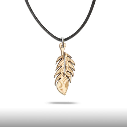 Halskette "Feder" - Nanino Design Onlineshop -