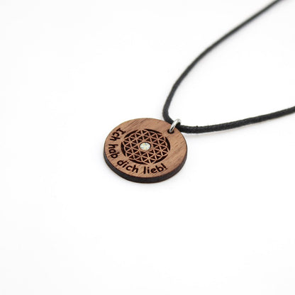 Halskette "Ich hab dich lieb" - Nanino Design Onlineshop -