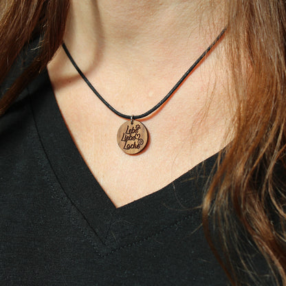 Halskette "Lebe Liebe Lache" - Nanino Design Onlineshop -