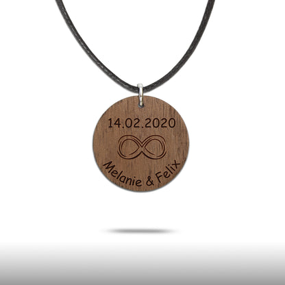 Halskette "Liebe/Freundschaft" personalisiert - Nanino Design Onlineshop -