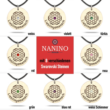 Halskette "Lieblingsmensch" - Nanino Design Onlineshop -