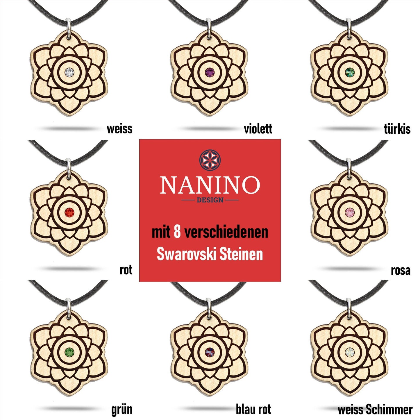 Halskette "Mandala" - Nanino Design Onlineshop -