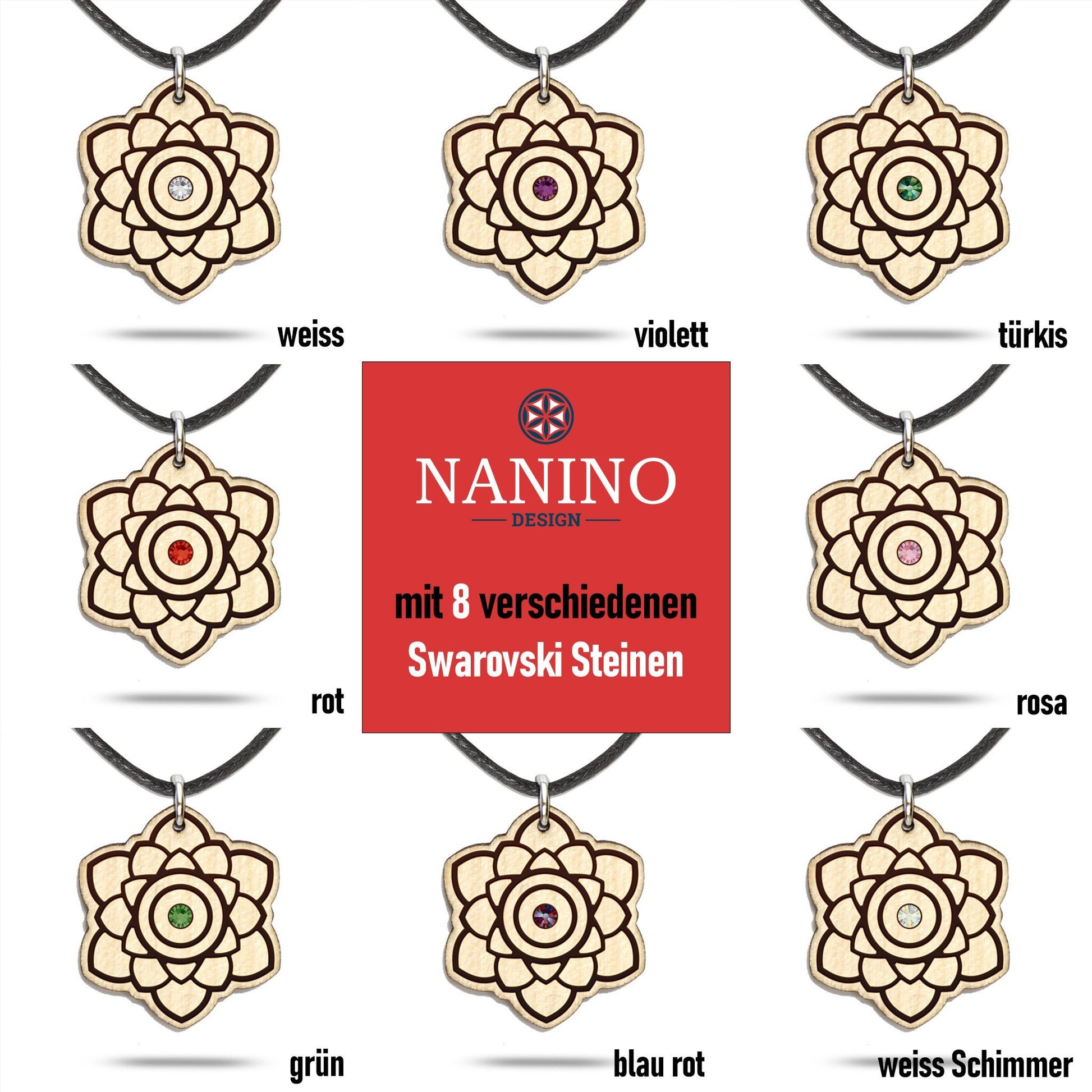 Halskette "Mandala" - Nanino Design Onlineshop -