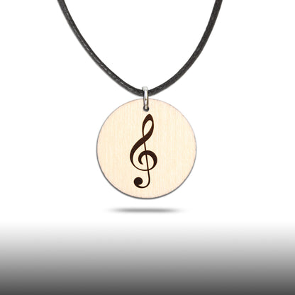 Halskette "Notenschlüssel" - Nanino Design Onlineshop -