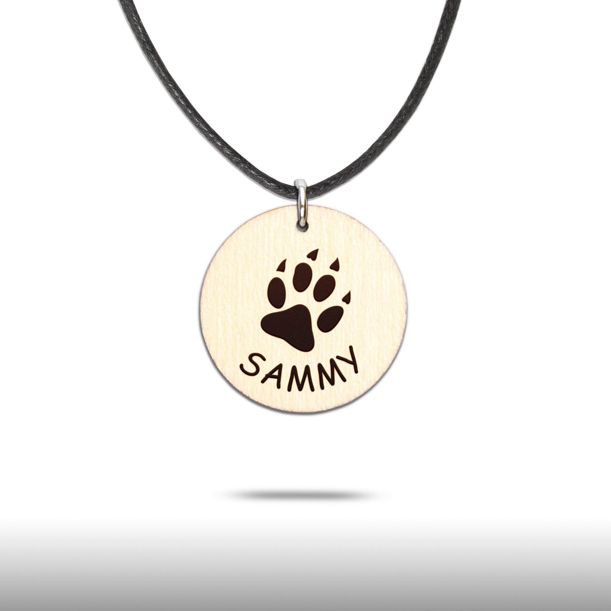 Halskette "Pfote" personalisiert - Nanino Design Onlineshop -