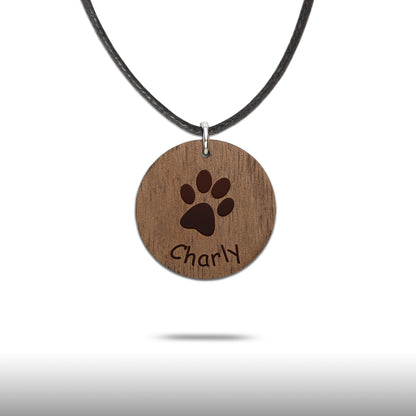 Halskette "Pfote" personalisiert - Nanino Design Onlineshop -