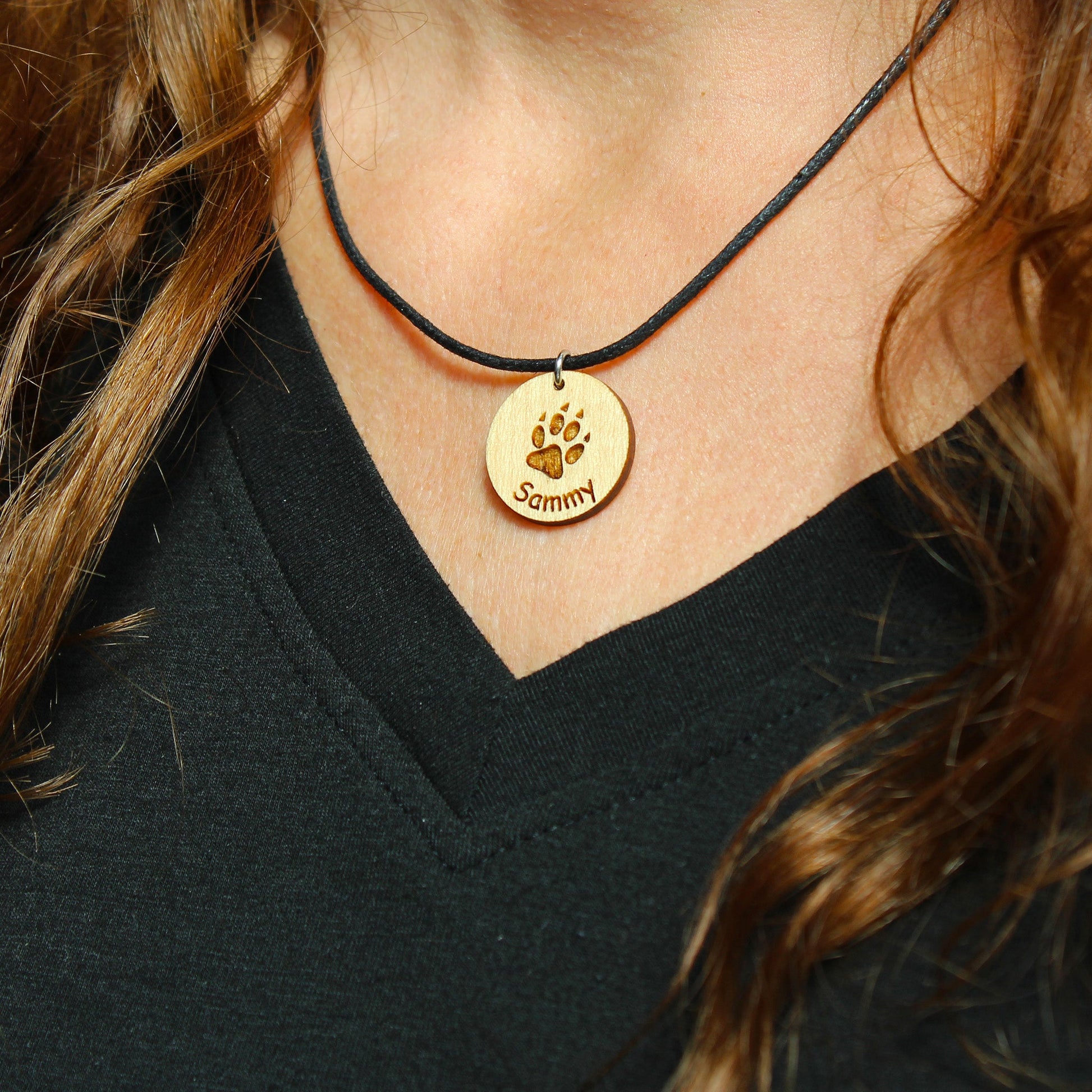 Halskette "Pfote" personalisiert - Nanino Design Onlineshop -