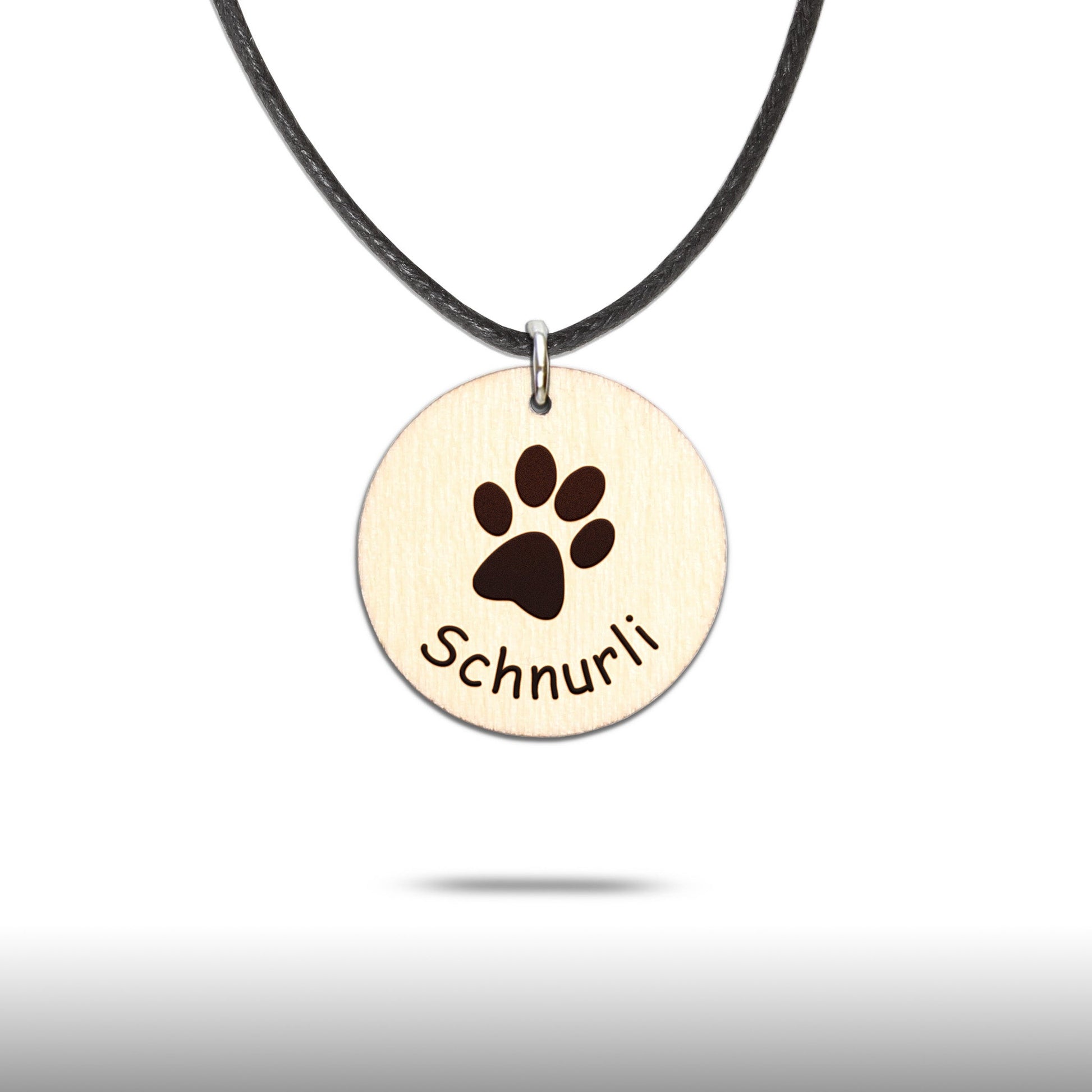Halskette "Pfote" personalisiert - Nanino Design Onlineshop -