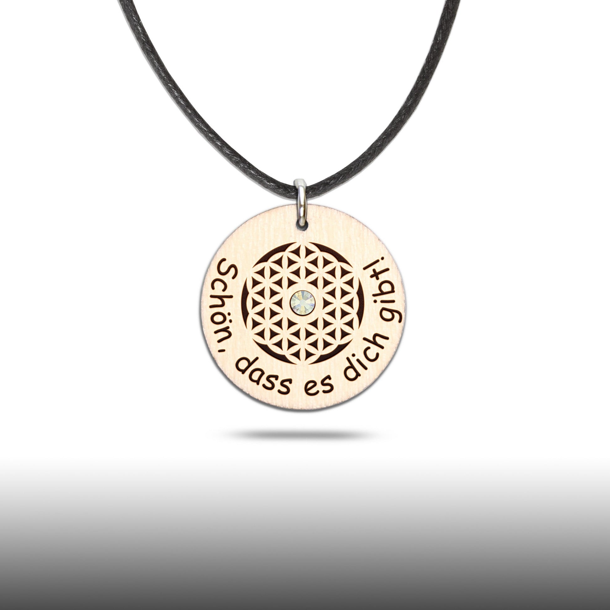 Halskette "Schön, dass es dich gibt" - Nanino Design Onlineshop -