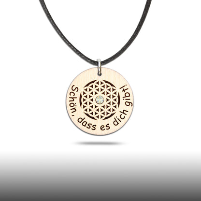 Halskette "Schön, dass es dich gibt" - Nanino Design Onlineshop -