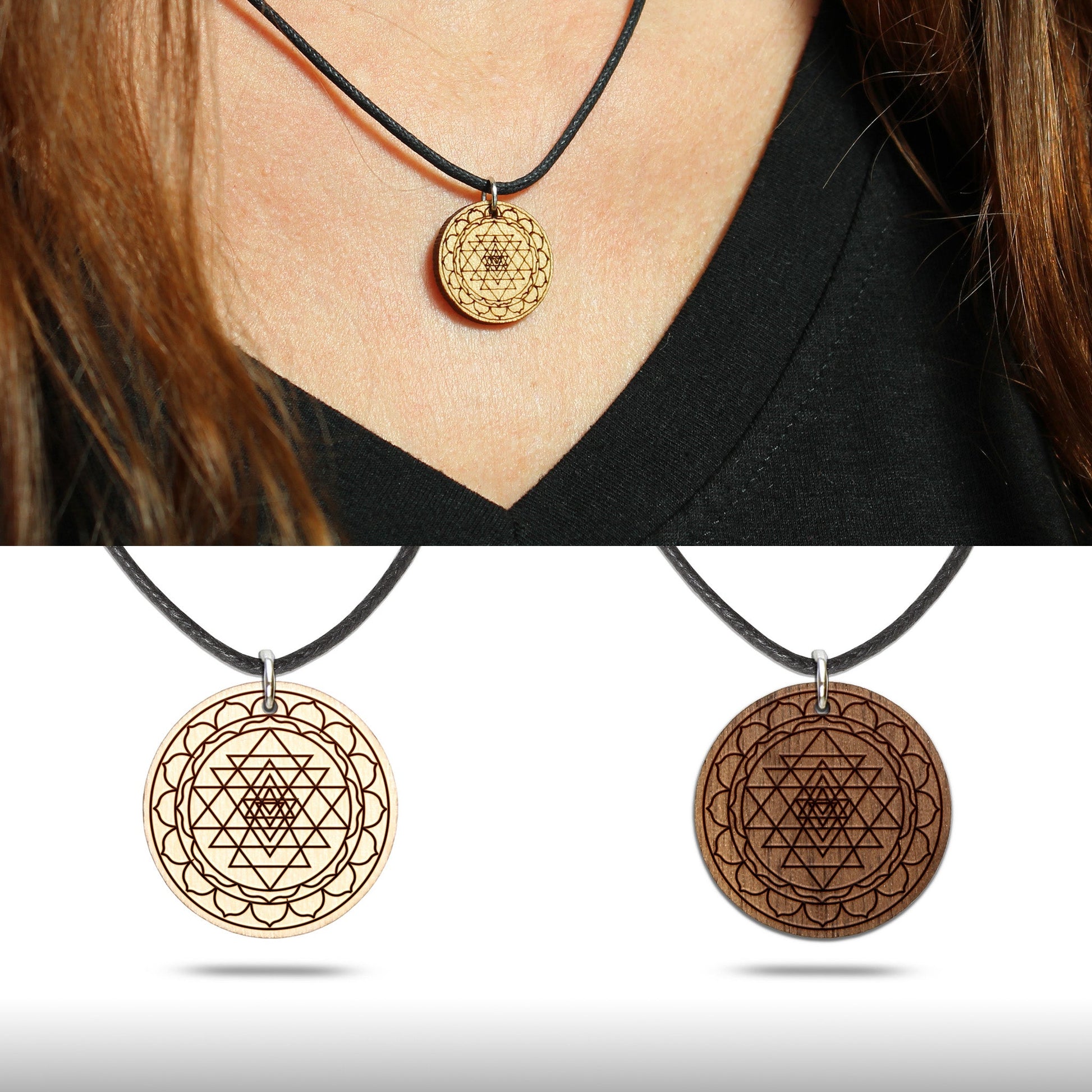 Halskette "Sri Yantra" - Nanino Design Onlineshop -