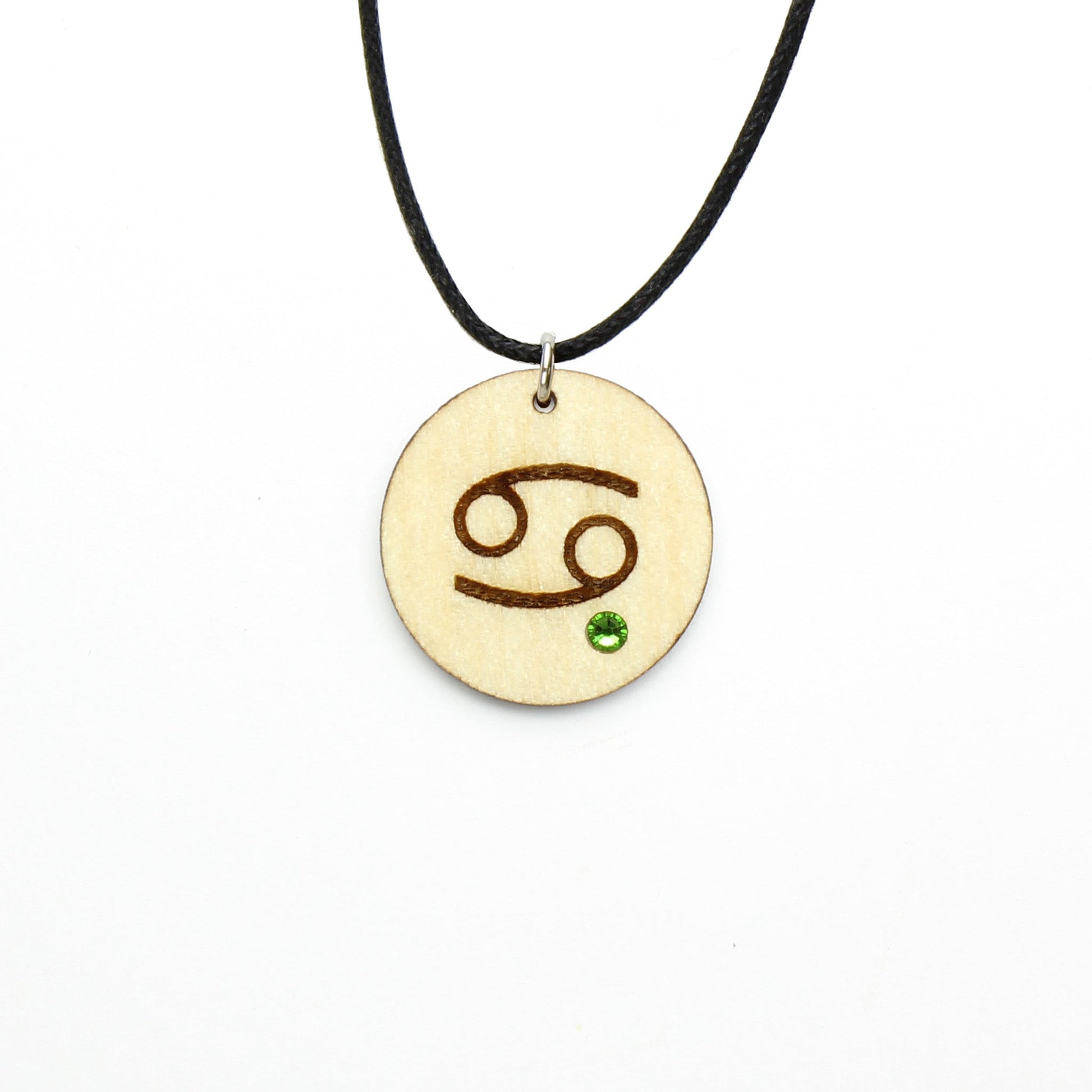 Halskette Sternzeichen "Krebs" mit Glitzerstein - Nanino Design Onlineshop -