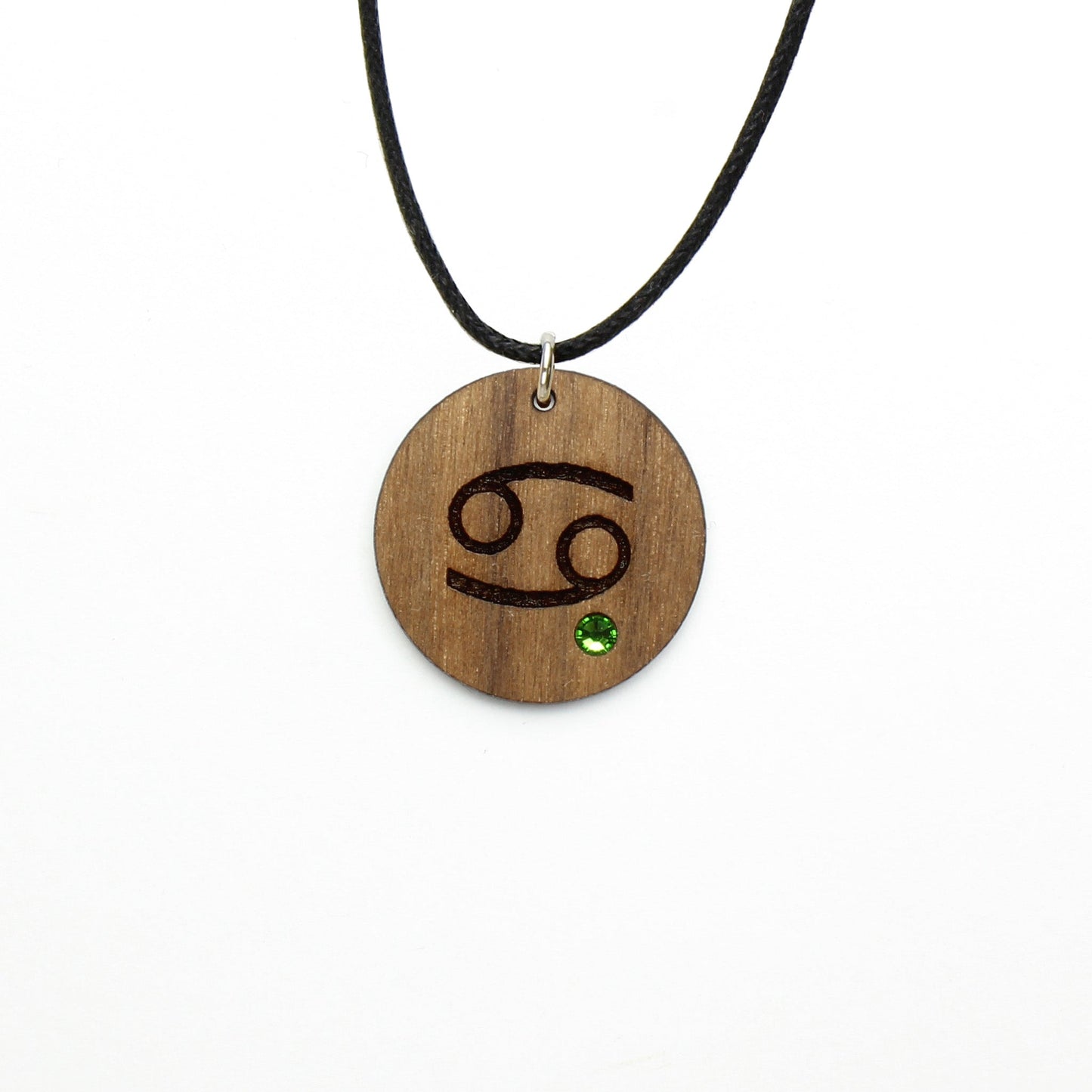 Halskette Sternzeichen "Krebs" mit Glitzerstein - Nanino Design Onlineshop -