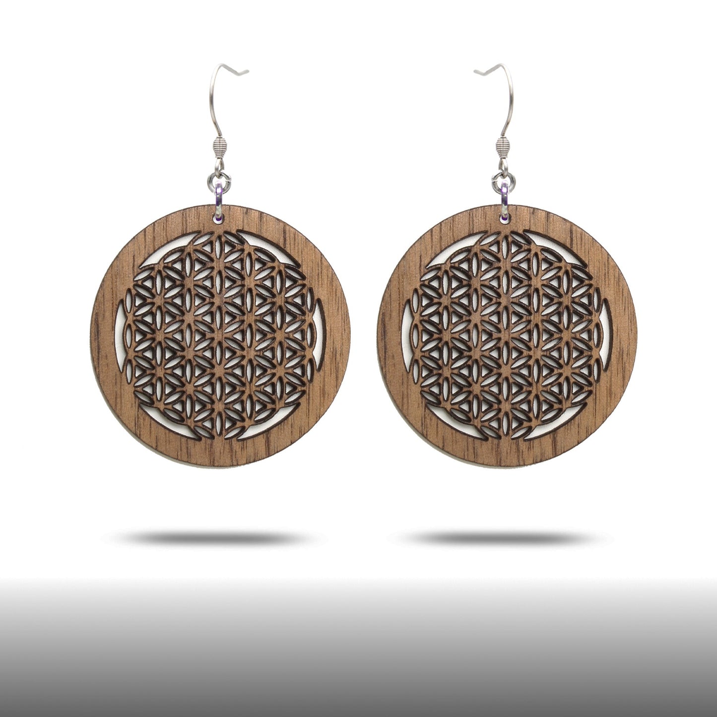 Ohrringe "Blume des Lebens", groß - Nanino Design Onlineshop -