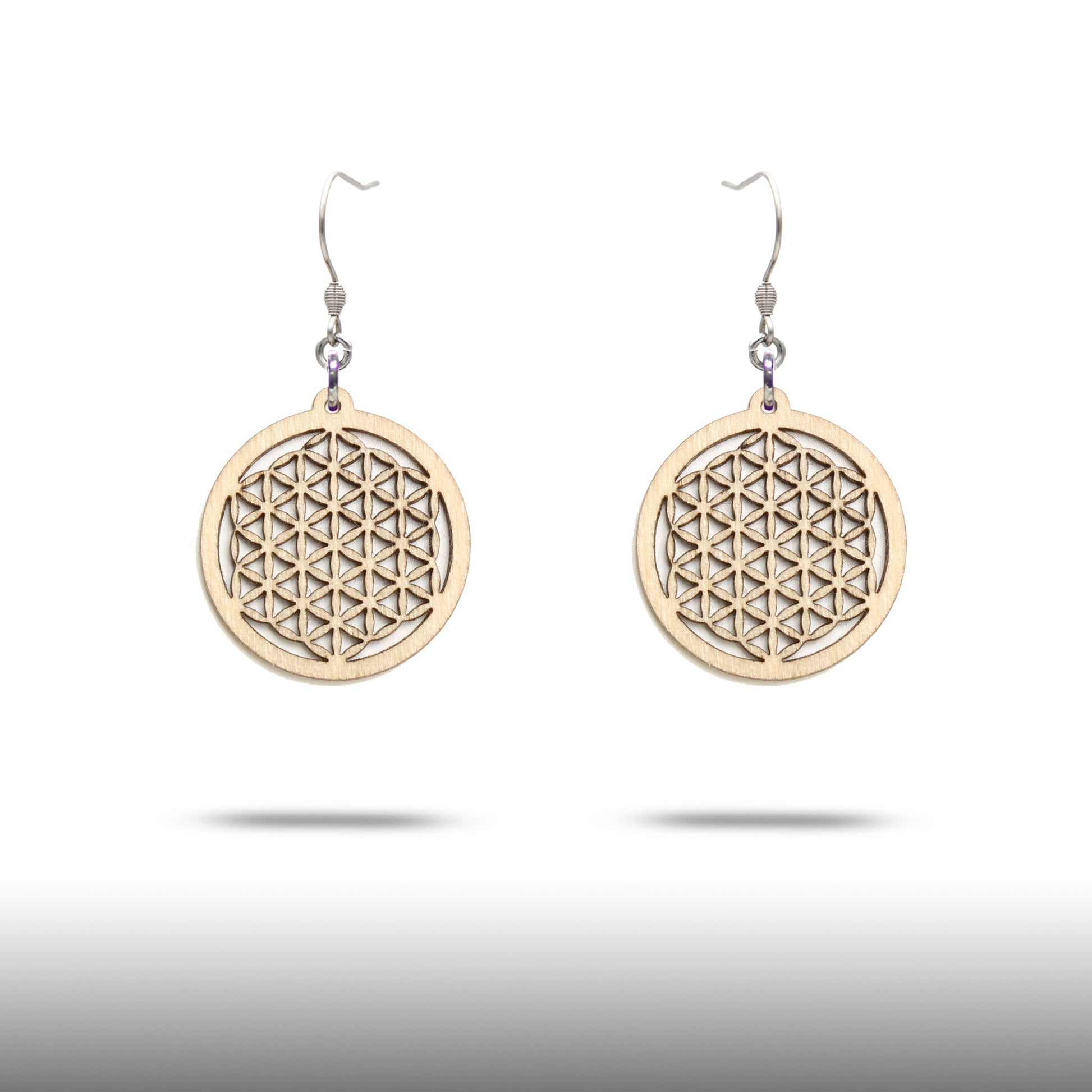 Ohrringe "Blume des Lebens", klein - Nanino Design Onlineshop -