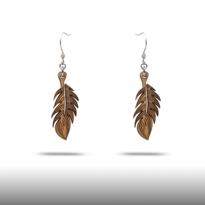 Ohrringe "Feder" - Nanino Design Onlineshop -