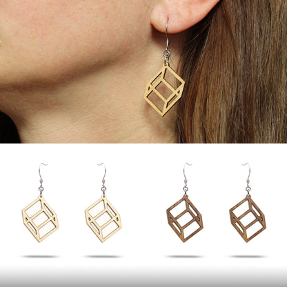 Ohrringe "Würfel" - Nanino Design Onlineshop -