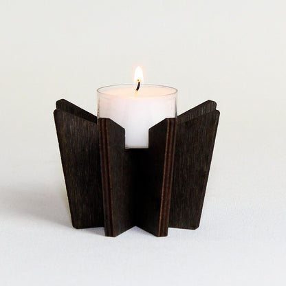 Teelichthalter Holz "Stern" - Nanino Design Onlineshop -