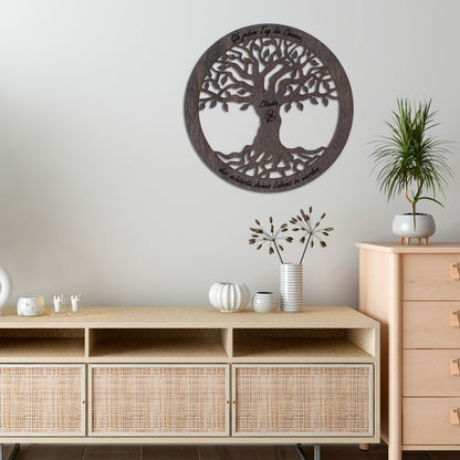 Wandbild Baum des Lebens "Gesundheit/Hoffnung", personalisiert - Nanino Design Onlineshop -
