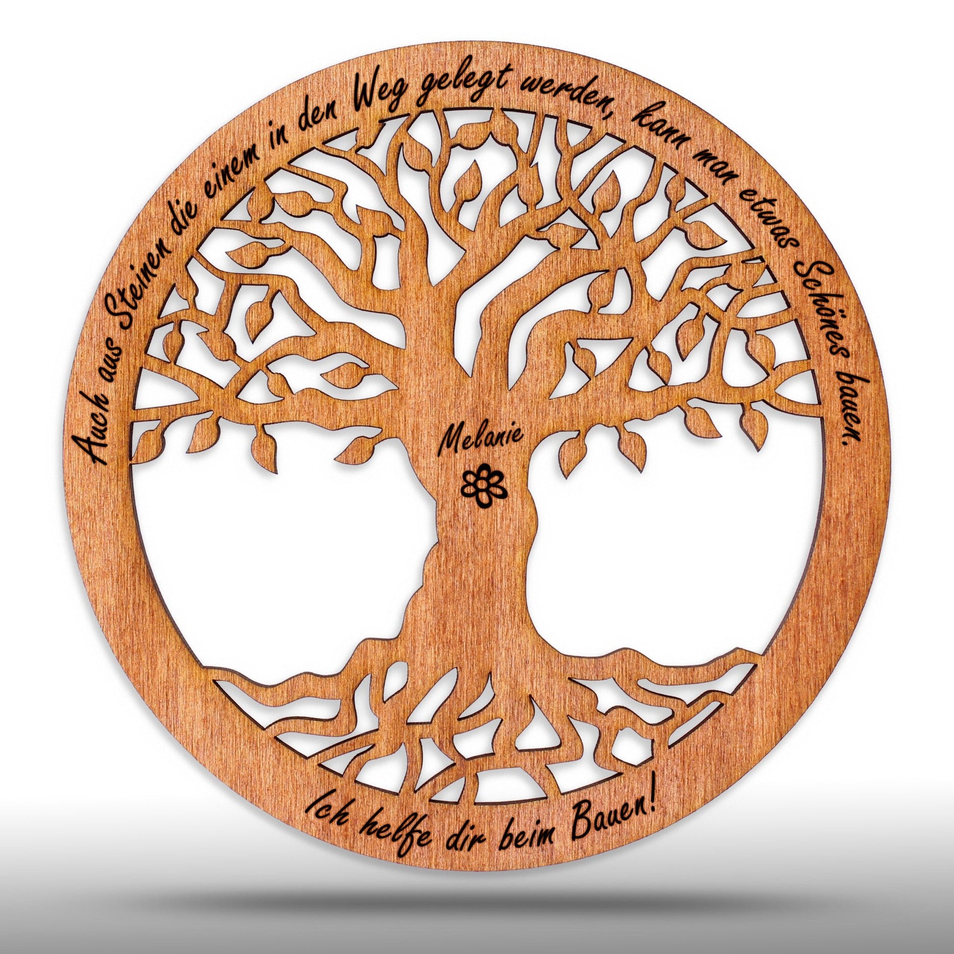 Wandbild Baum des Lebens "Gesundheit/Hoffnung", personalisiert - Nanino Design Onlineshop -