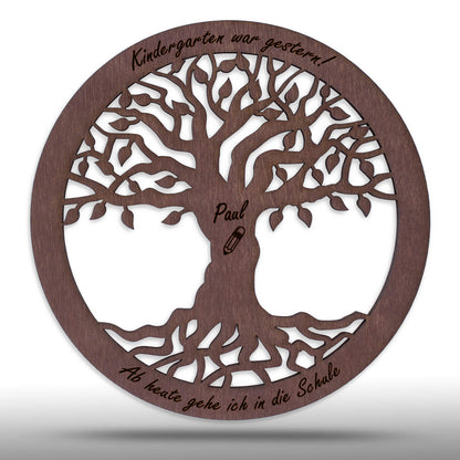 Wandbild Baum des Lebens "Schule/Kindergarten", personalisiert - Nanino Design Onlineshop -