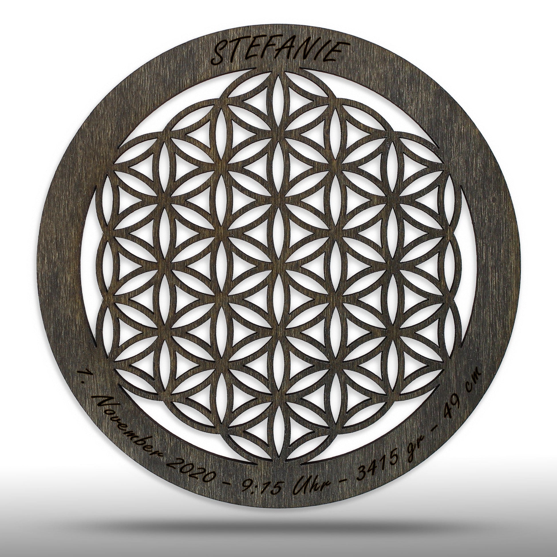 Wandbild Blume des Lebens, personalisiert - Nanino Design Onlineshop -